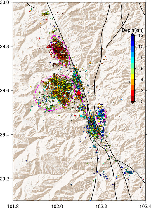 F:\論文\論文7-瀘定地震\result\result_20221017_cndata_AI\ld_earthquake_location_after_depth_fault.png